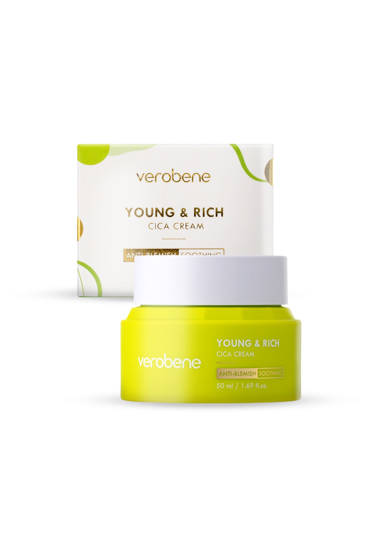 Young & Rich Cica Cream Akne Karşıtı Cica İçerikli Nemlendirici Jel Krem Kore 50ml