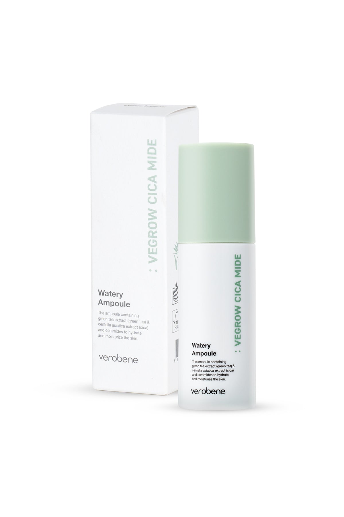 Vegrow Cica Mide Watery Ampoule Nemlendirici Onarıcı Ampul Kore 50ml