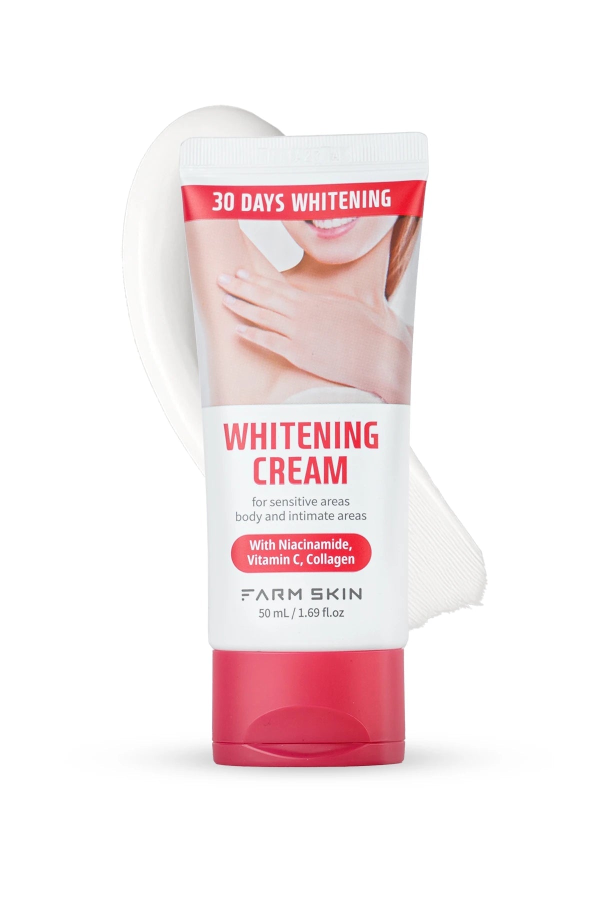 Whitening Cream Leke Karşıtı Beyazlatıcı Krem Niacinamide C Vitamin Collagen Kore 50ml FARM SKIN