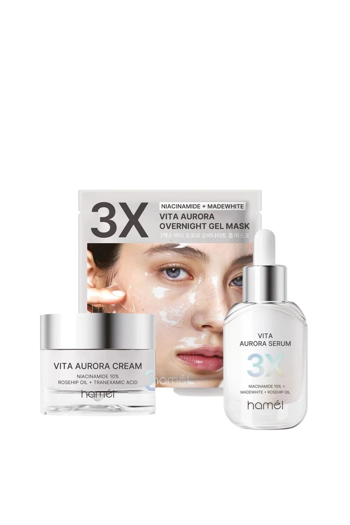 3X Vita Aurora %10 Niacinamide Leke Karşıtı Üçlü Bakım Seti