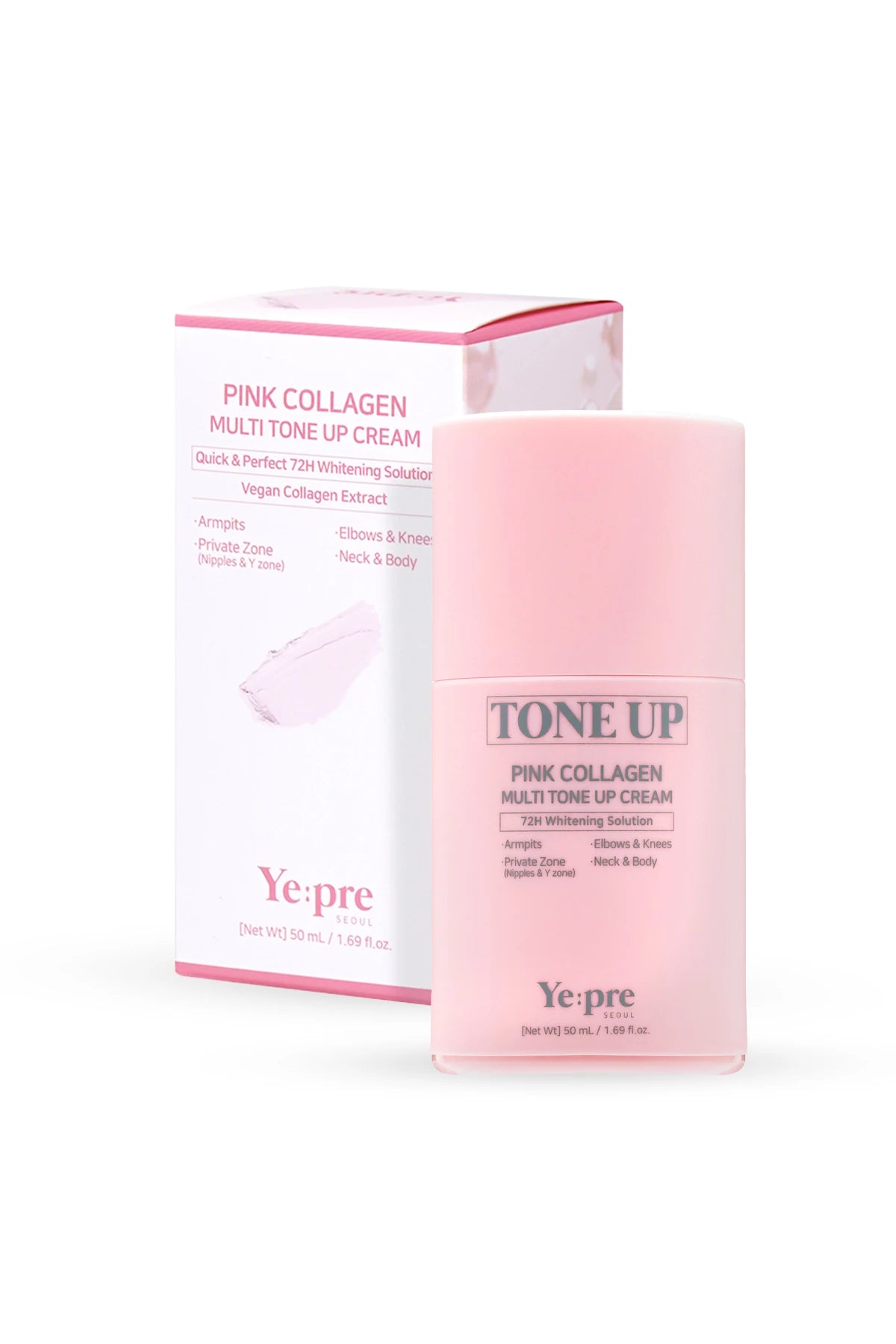 Pink Collagen Multi Tone Up Cream Ton Eşitleyici Kolajen Krem 72 Saat Etkili Leke Karşıtı Kore 50ml