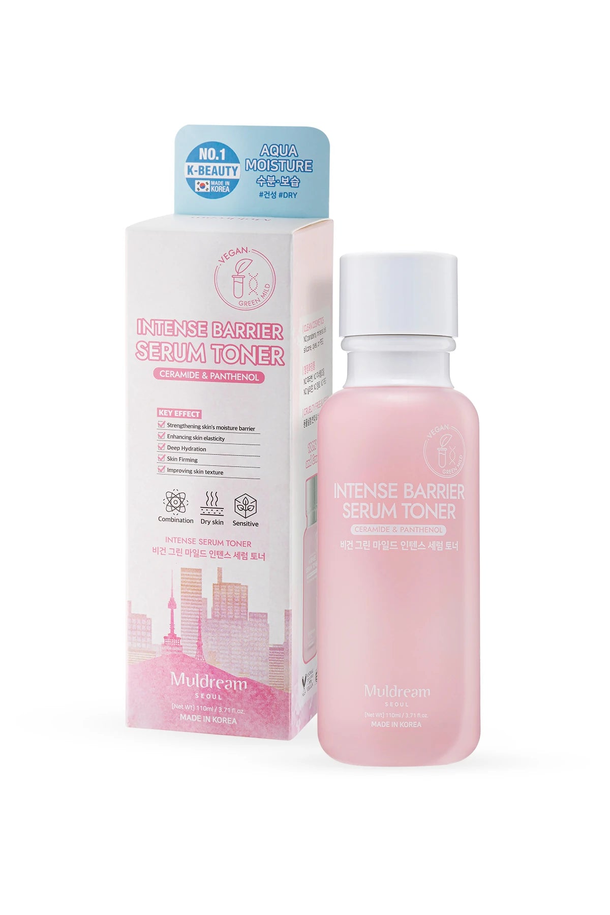 Intense Barrier Serum Toner Kuru ve Hassas Cilt Onarıcı Bariyer Güçlendirici Tonik Kore 110ml