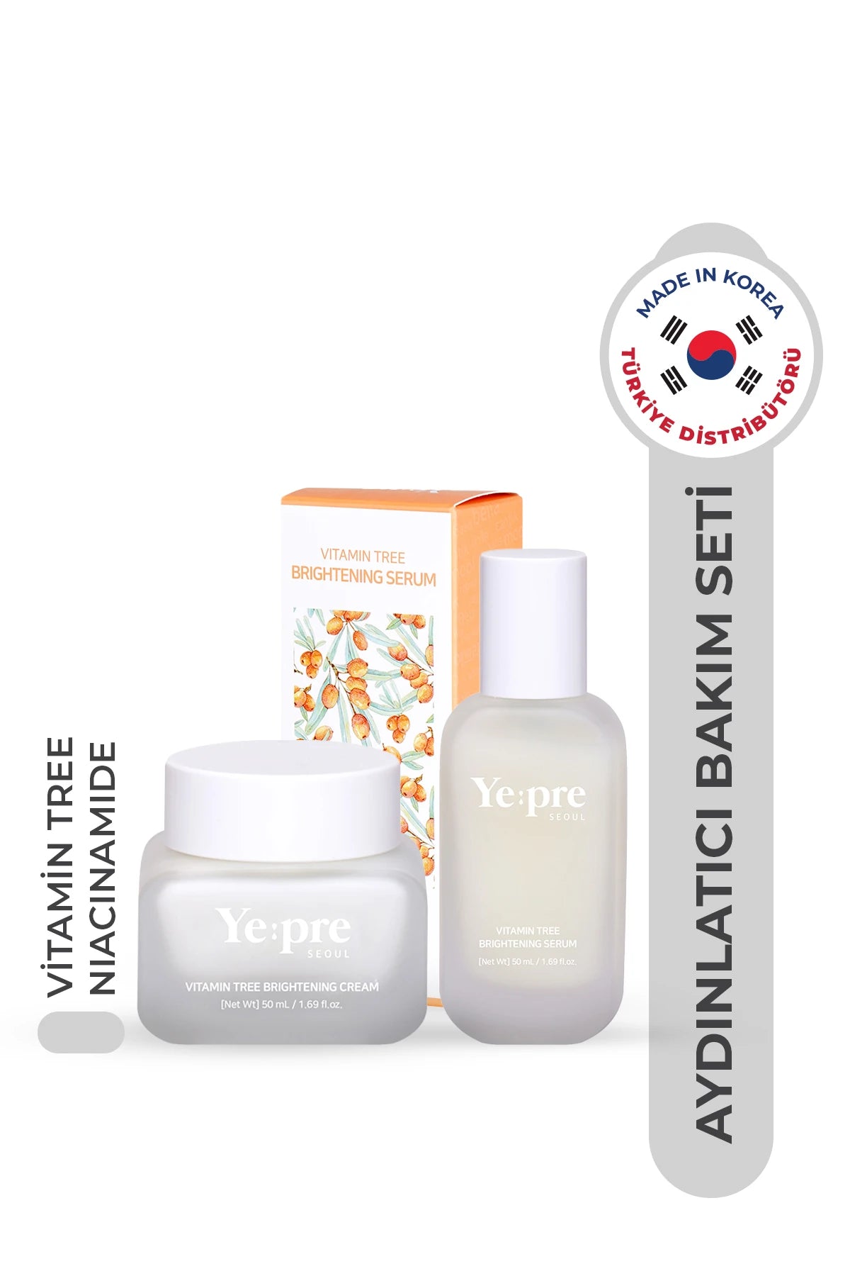 Aydınlatıcı ve Ton Eşitleyici Cilt Bakım Seti