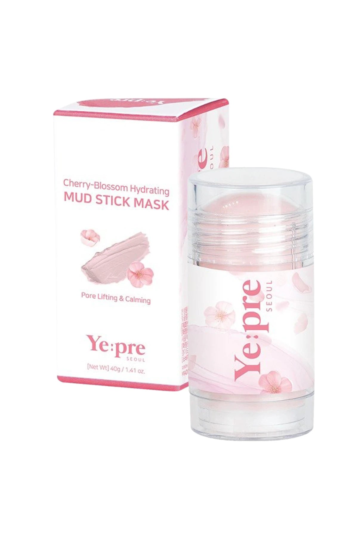 Cherry Blossom Mud Stick Mask Nemlendirici Hyaluronic Acid Kil Maskesi Kore 40g