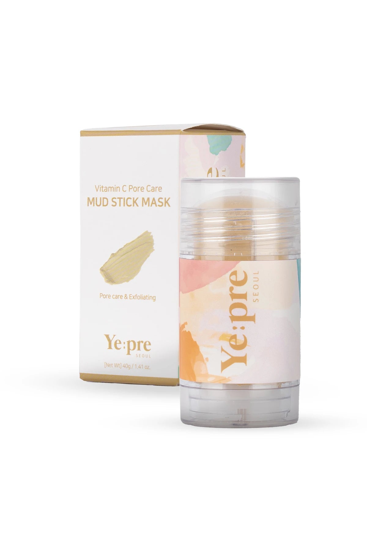 Vitamin C Pore Care Mud Stick Mask Gözenek Temizleyici Yatıştırıcı Kil Maskesi Kore 40g